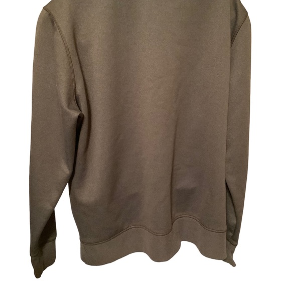 Women’s L Under Armour Hooded Sweatshirt Grey Pink.  Dark Gray with Pink symbol - Picture 4 of 7